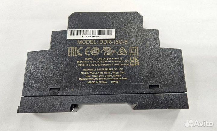 Преобразователь DC-DC Mean Well DDR-15G-5