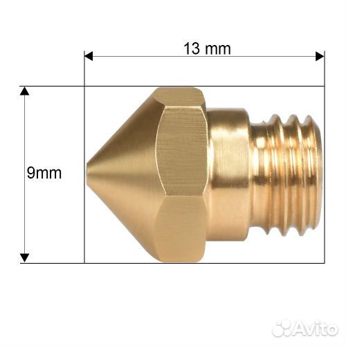 Сопло экструдера MK10 для Wanhao, Makerbot и Flash