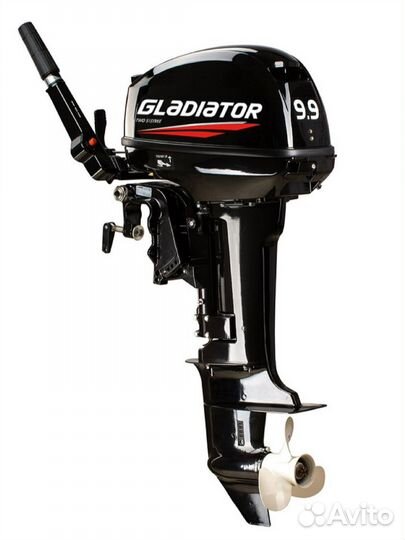 Лодка пвх gladiator 380 pro + мотор 9.9 NEW