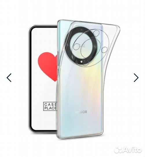 Чехол на Honor X9A / Хонор X9A прозрачный