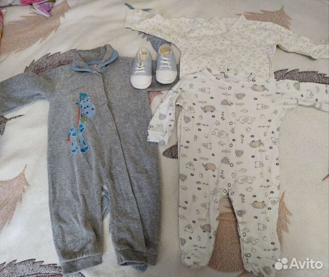 Вещи пакетом для мальчика от 6 мес