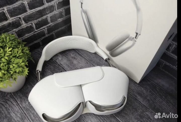 AirPods Max белые Silver 1:1 оригинал