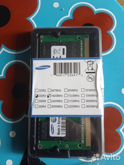Оперативная память ddr3 8 gb для ноутбука 1600