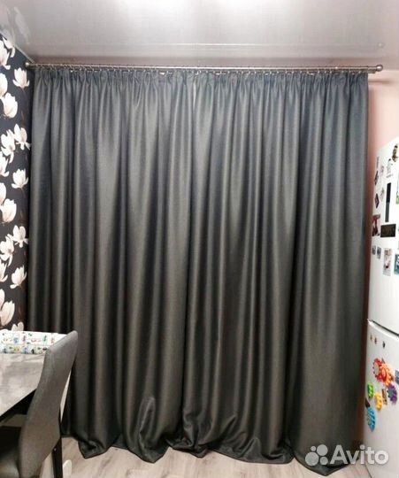 Шторы блэкаут комплект 2шт новые