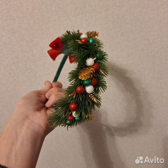 Ободок новогодний