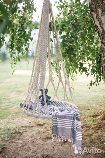 Качеля плетёная