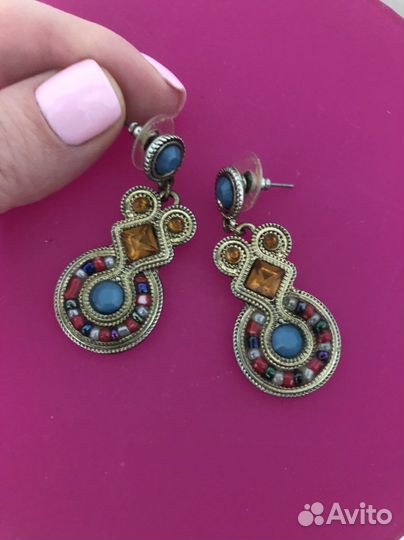 Серьги бижутерия