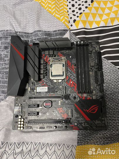 Материнская плата с процессором i7 8700 intel