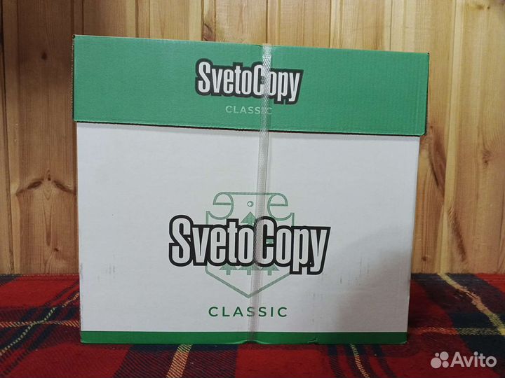 Бумага в коробках