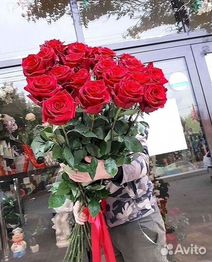 Высокие розы Гигантские розы Доставка цветов