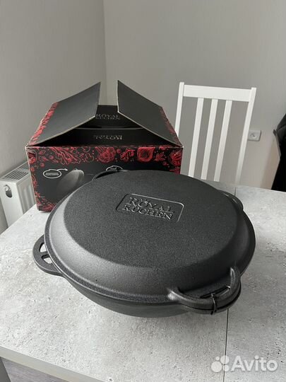 Казан чугунный Royal Kuchen новый 9л