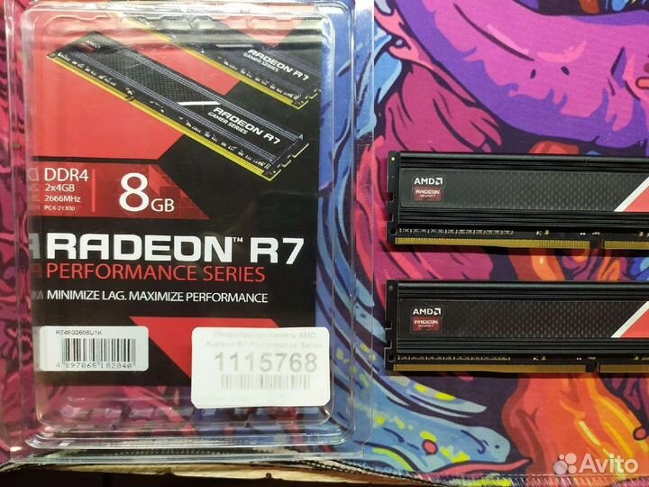 Оперативная память amd radeon r7 ddr4 8gb