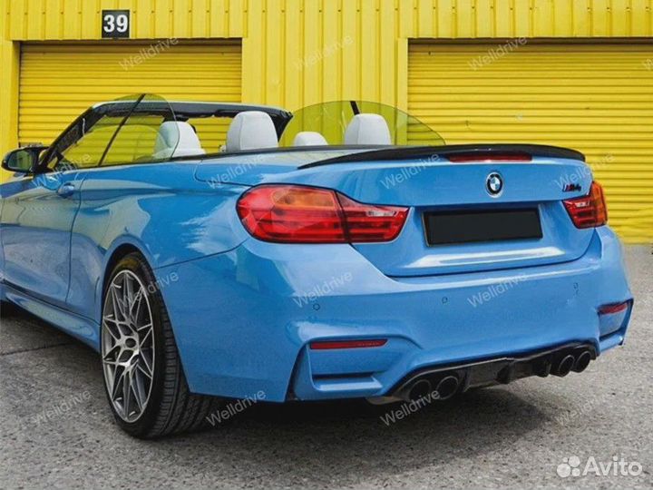 Спойлер BMW 4 F33 M4 стиль глянец