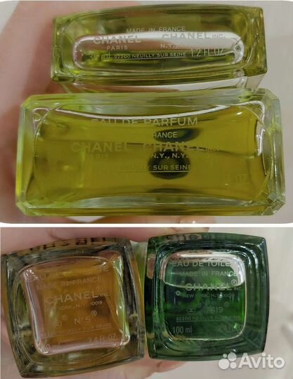 Сhanel N 19 и 5, флаконы и распив
