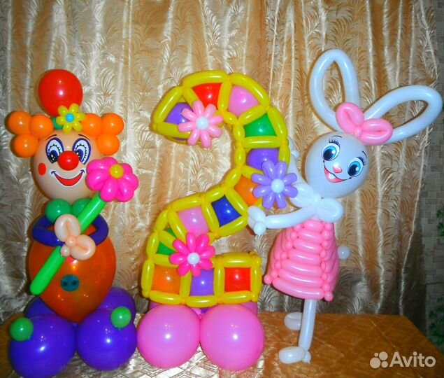 Забавные зверюшки-игрушки из воздушных шариков