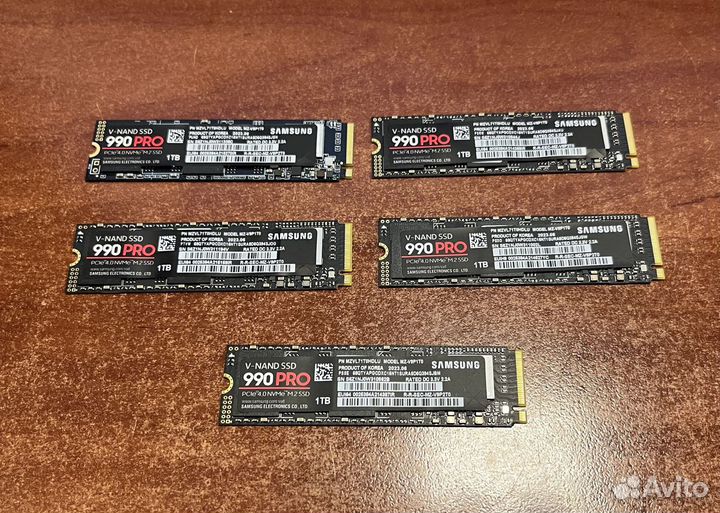 Накопитель Samsung 990 PRO SSD 1TB M.2 копия