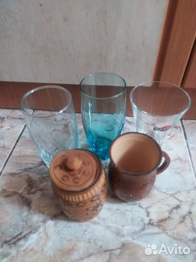 Бутылки, вазочки, баночкт