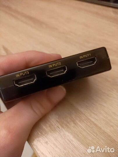 Hdmi 3 в 1 сплиттер 4К разветвитель
