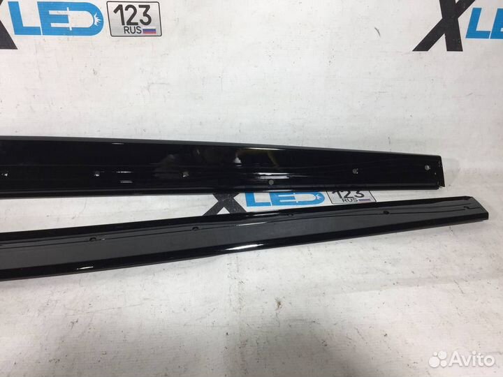 Лезвия на пороги BMW 4 F32 M-Performance глянец