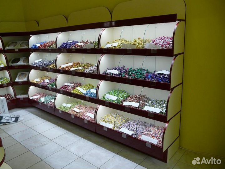 Стеллажи для конфет