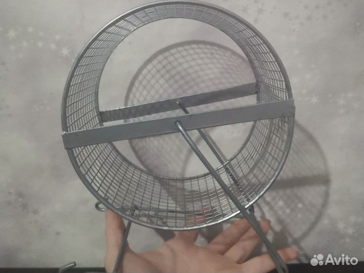 Колесо для грызунов металлическое