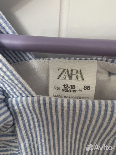 Платье для девочки zara 86