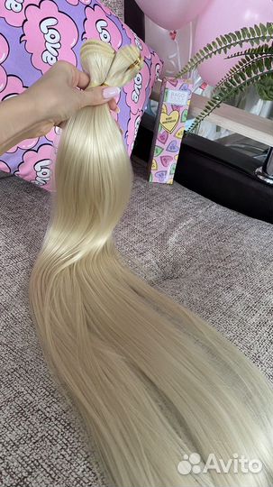 Волосы на заколках искусственные