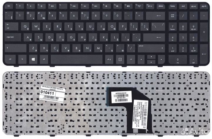Клавиатура для ноутбука HP Pavilion G6-2000 черная