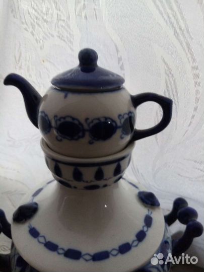 Самовар сувенирный, фарфор