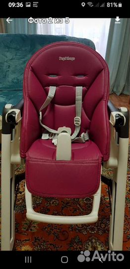 Стульчик для кормления peg perego siesta