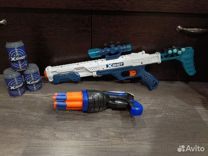 Нерфы бластеры набор