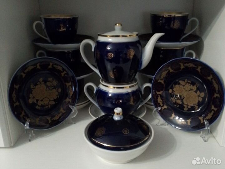 Фарфоровая посуда СССР чайные сервизы