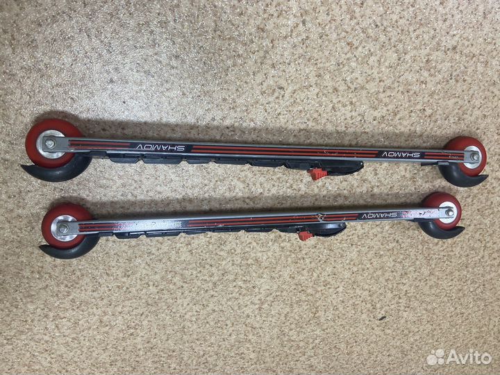 Лыжи лыжероллеры shamov как новые