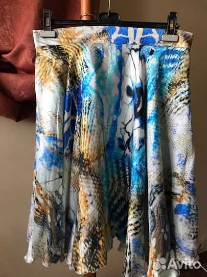 Юбка шелковая