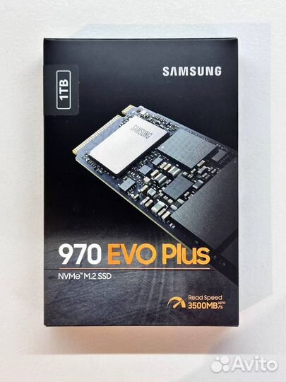 SSD накопитель Samsung 970 EVO Plus M.2 1 тб новый