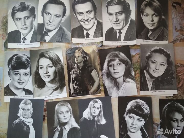 Актеры СССР. цветные и черно-белые
