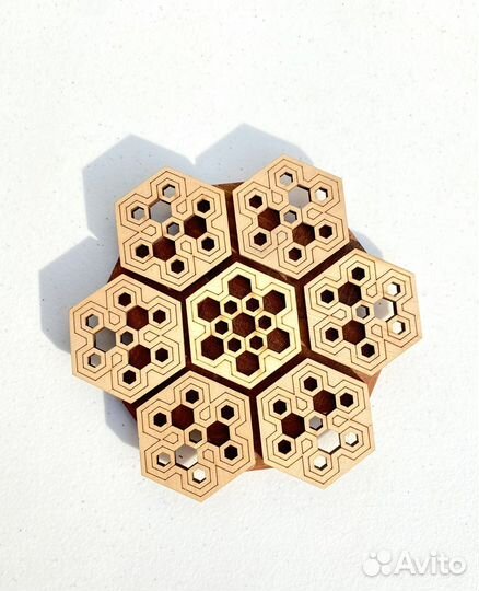 Подставка под горячее из кедра