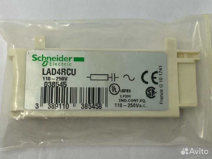LAD4RCU schneider electric RC модуль ограничения