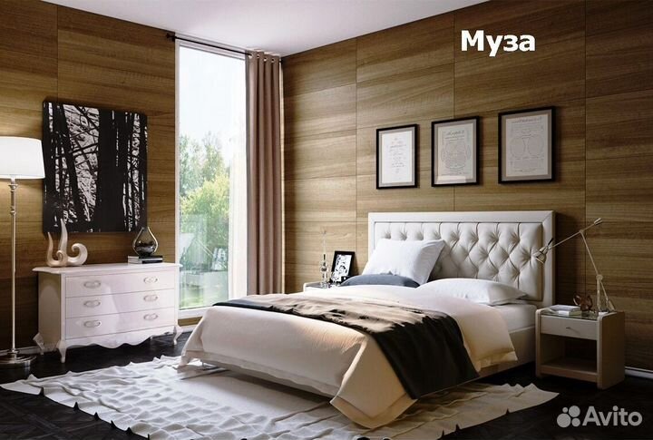 Кровать мягкая Муза
