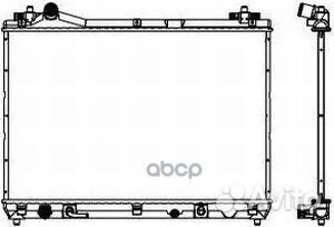 Радиатор suzuki grand vitara 06- 34318501 34318501