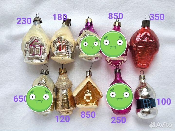 Елочные игрушки СССР, ГДР и прочие 14