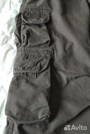 Брюки карго много карманов W28/XS