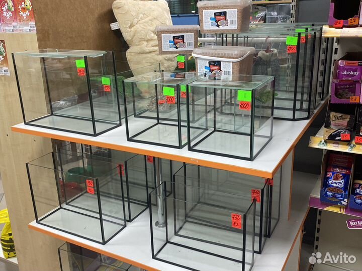 Аквариумы на заказ и в наличии до 100 л