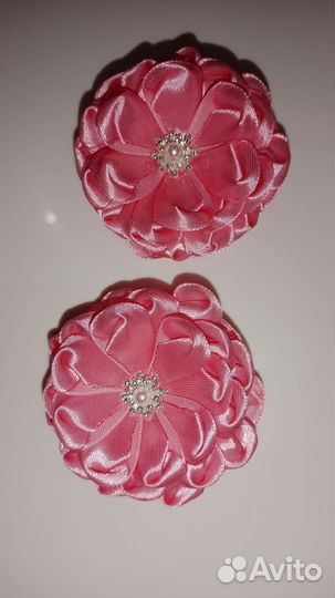 Бантики для волос ручной работы