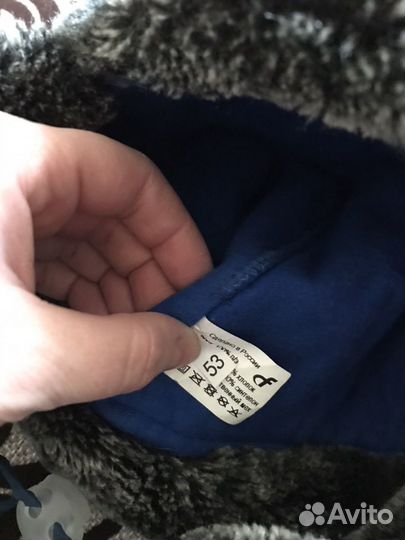 Шапка зимняя детская