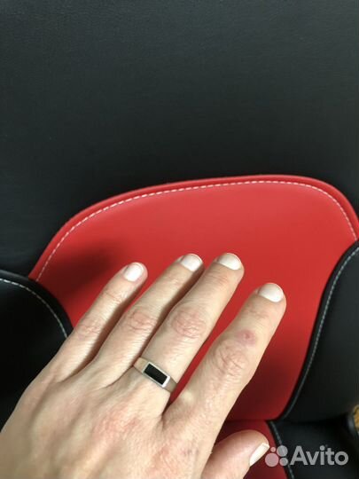 Кольцо серебро