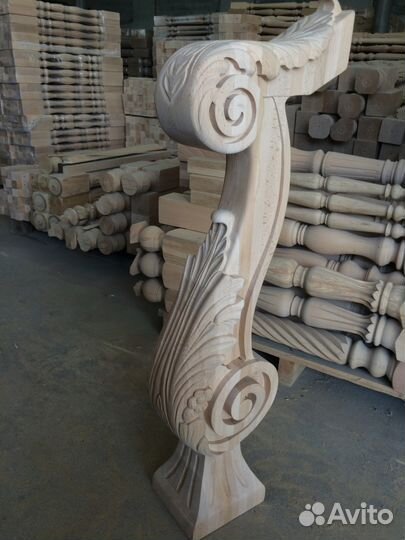 Комплектующие для лестниц. Балясины, ступени, щиты