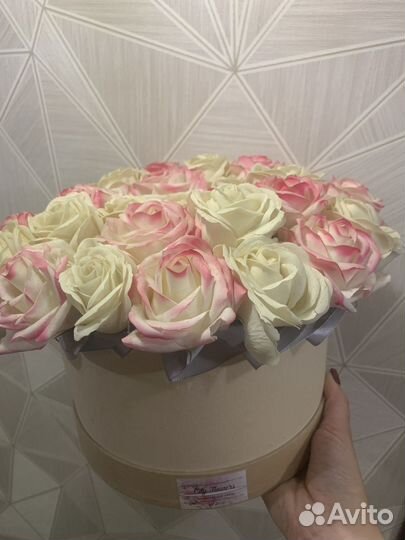 Букет из мыльных роз