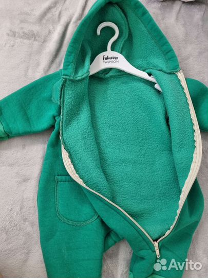 Детский флисовый комбинезон 80