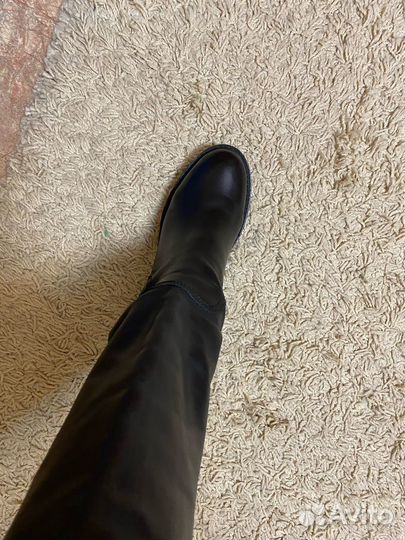 Сапоги mango натуральная кожа 38